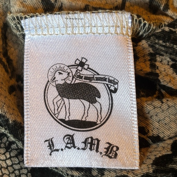 L.A.M.B racer back tank. Boudoir Collection. Spring 2005. - Picture 4 of 5